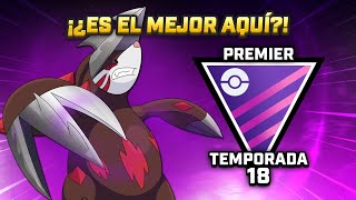 ¡EXCADRILL OSCURO 100 IV DESTROZA EL META en LIGA MASTER PREMIER  PVP GBL POKEMON GO [upl. by Ori]