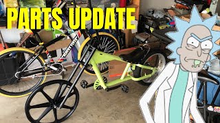 Schwinn OCC Stingray Chopper Bike Custom PT 2 UPDATE [upl. by Ecirtnas897]