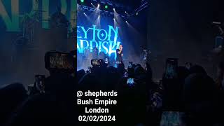 Peyton Parrish performing at shepherds Bush empire london UK 222024 Song Zombie The Cranberries [upl. by Enimassej]