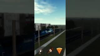 ConRail 6067 leads in Roblox Realistic RailFan Game [upl. by Adihsaar922]