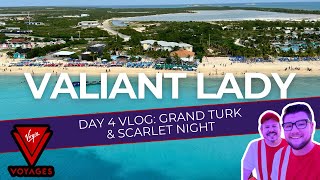 Grand Turk Bajari Beach amp Scarlet Night Vlog  Valiant Lady  Virgin Voyages January 2024 [upl. by Vasiliu]