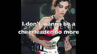 St Vincent  quotCheerleader 4AD Sessionquot Lyrics [upl. by Ibbison703]