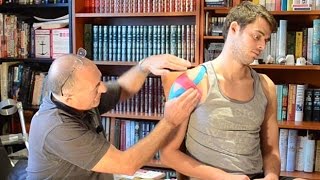 Kinesio Taping for Swimmers Shoulder [upl. by Enelkcaj]