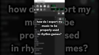 export your audio to rhythm games properly [upl. by Alyahs]