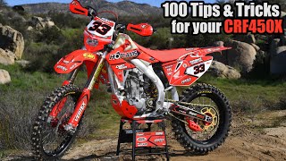 100 Tips amp Tricks for your CRF450X [upl. by Bowers]