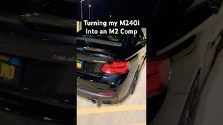 M240i Grows into an M2 Comp bmw car [upl. by Laehcim]