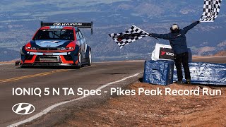 IONIQ 5 N TA Spec  Pikes Peak Record Run [upl. by Viveca]