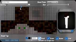 SkinCraft  How to make a awesome Minecraft skin  NO DOWNLOAD NEEDED [upl. by Wardlaw919]