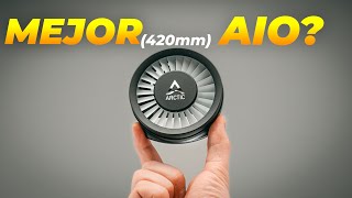 El MEJOR refrigerador ahora es MEJOR  Congelador líquido Arctic 420 mm III AIO Revisión [upl. by Terrag7]