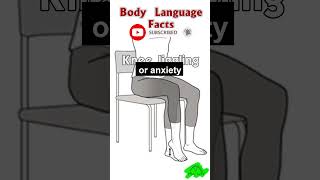 Knee Jiggling Body Language  Psychological Facts lifestyle howto foryou shorts bodylanguage [upl. by Ekenna]