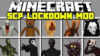 Minecraft SCP LOCKDOWN MOD  SCP 106 SCP 173 SCP 096 Minecraft Mods [upl. by Ule291]