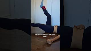 Ankle Weights to Add Intensity On This Exercise postpartumrehab [upl. by Eelame]