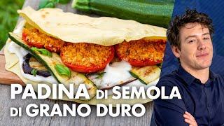 Piadina fatta in casa con Semola Rimacinata [upl. by Sucramd]