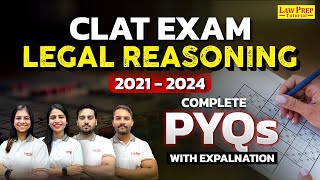 CLAT 2025 Legal Reasoning PYQs With Solution 2021 to 2024  Legal Reasoning Previous Year Questions [upl. by Duile]