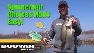 Top Tips on Choosing the Right Spinnerbait Blade amp Retrieve Speed BOOYAH Covert Series [upl. by Janot]