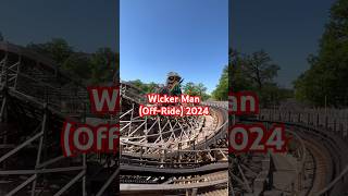 Wicker Man  Alton Towers OffRide 2024 wickerman altontowers greatcoastersinternational [upl. by Kitchen]