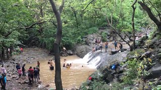 Tungareshwar waterfall Vasai  Hiking Waterfall Temples [upl. by Trawets]