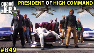 GTA 5  849 Finally Trevor Become The Boss of All Bosses  High Command Powers [upl. by Dewar]