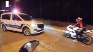 Yamaha R7 ile trafikten men edildim Olaylı bir gün polis kovaladı [upl. by Norra]