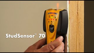 How to Use a Zircon StudSensor 70 Stud Finder [upl. by Ferde]