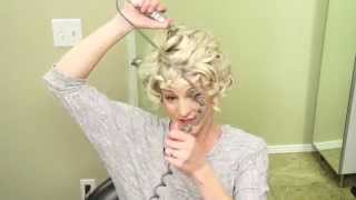 How to Curl Short hair  Curly Hair Youtube Tutorial [upl. by Ybroc611]