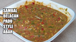 RAHSIA Sambal Belacan Padu Sedap dan Mengancam  sambal belacan recipe  Chapter Wan [upl. by Annaed]