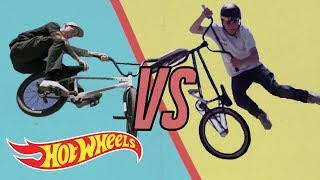 Kaden and Seans BMX Faceoff  Challengers  HotWheels [upl. by Crary]