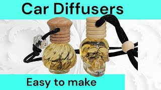 DIY Car Diffusers Easy To Make [upl. by Revorg]