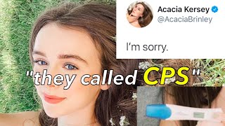 Acacia Brinley Kersey PREGNANT amp SPEAKS UP about hate [upl. by Nedle635]