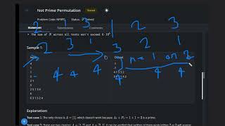 Not Prime Permutation  NPRPE  Codechef STARTERS 117  Full Solution [upl. by Yffub759]