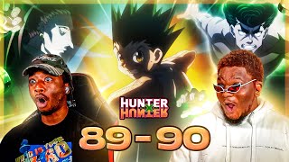 THEY FINALLY MEET THE CHAIN USER Hunter x Hunter Season 1  Episode 43  44  Reaction [upl. by Noni]