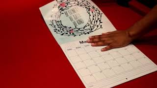 Wall Art DIY  Dollar tree calendar wall art  Simple and Easy [upl. by Burnaby]