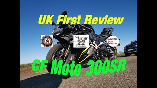 CF Moto 300SR UK First REVIEW PROTOTYPE [upl. by Emad]