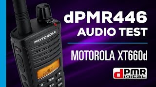 dPMR446 Audio Test  Digital vs Analogue [upl. by Normak803]