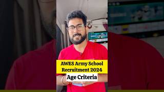 AWES Army School Notification 2024  Age Criteria jobs [upl. by Athiste521]