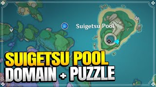 How to Unlock Suigetsu Pools Domain  Puzzle  World Quests and Puzzles 【Genshin Impact】 [upl. by Rahs]