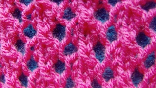 WZORY NA DRUTACHKNITTING STITCH AZUROWE OSEMKI [upl. by Grory]