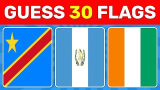 Guess 30 flags in 3 seconds [upl. by Llenwahs]