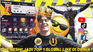 GUA RESMI MENJADI TOP GLOBAL LIKE FREE FIRE LANGSUNG PAMER KE GLOBAL AUTO PADA KAGET 😱 [upl. by Ladew857]