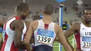 Jeremy Wariner 400m Final 4400  2004 Athens Olympics [upl. by Pinkham]