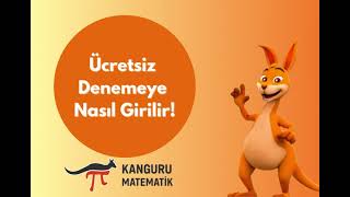 Kanguru Matematik Ücretsiz Denemeye Nasıl Girilir  2024 [upl. by Nehtanhoj]