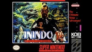 Inindo Way of the Ninja 1993  Super Nintendo SNES [upl. by Annaj]