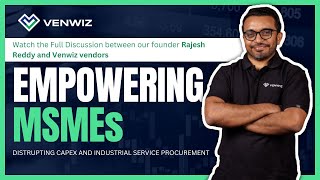 Fireside Chat with Venwiz Founder Rajesh Reddy on World MSME Day [upl. by Drobman]