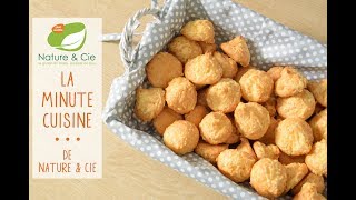 Recette des gougères au fromage sans gluten [upl. by Ydassac]