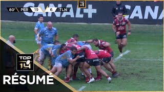 TOP 14  Résumé USA PerpignanRC Toulon 1913  J4  20222023 [upl. by Seidule543]