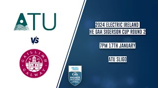 ATU Sligo vs UOG 2024 Electric Ireland HE GAA Sigerson Cup Round 2 🏆 [upl. by Soinotna]