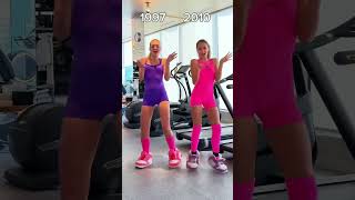 APT trend in gym ✨ dance yana tiktok reverse [upl. by Wehtta899]