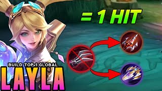 Layla One Hit Savage Build Layla New Best Build And Emblem  Build Top Global Layla 2024  MLBB [upl. by Eiramrebma]