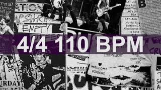 🔴 110 BPM Punk Drum Metronome [upl. by Adnak]