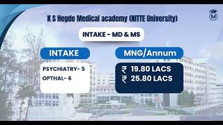 K S Hedge Medical Academy NITTE University  Get Hussle Free Admission  Karnataka [upl. by Tubb884]